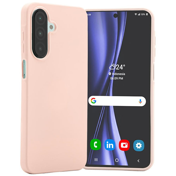 Силиконов калъф Mercury Soft за Samsung Galaxy A26, розово-пясъчен