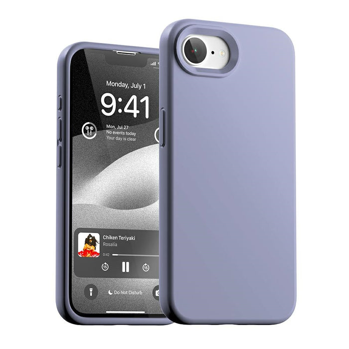 Силиконов калъф Mercury за iPhone 16e / 17e, лилав