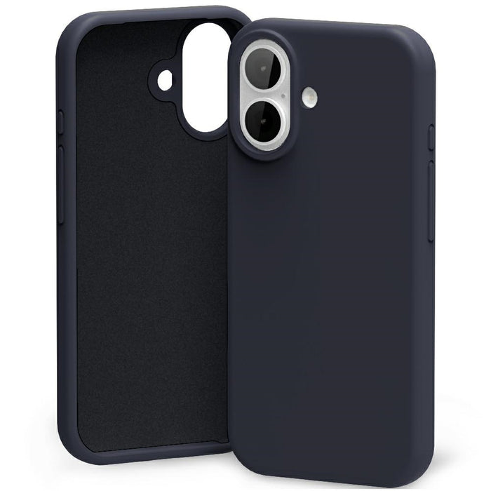 Силиконов калъф Mercury за iPhone 17, тъмносин