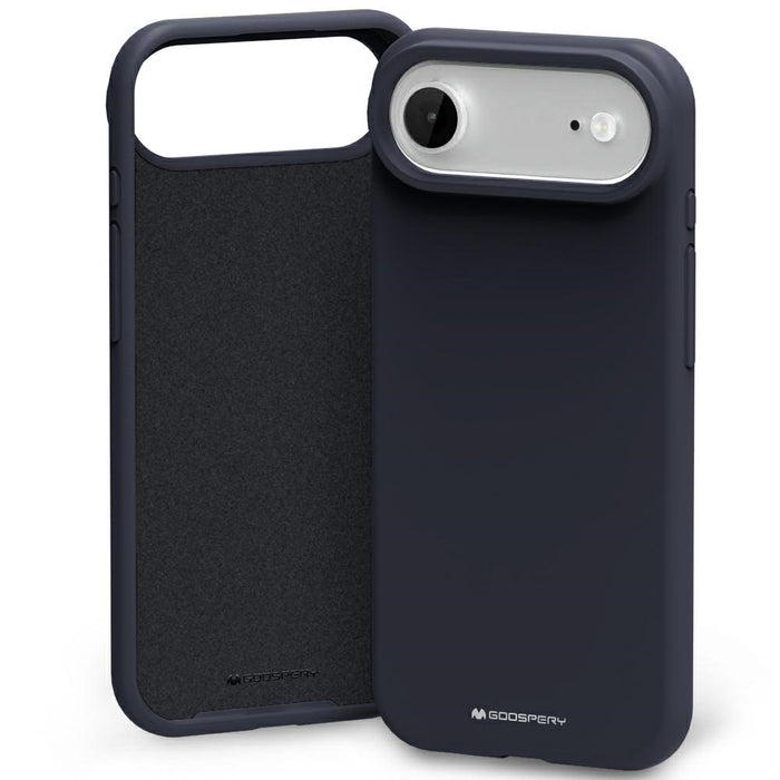 Силиконов калъф Mercury за iPhone Air, тъмносин
