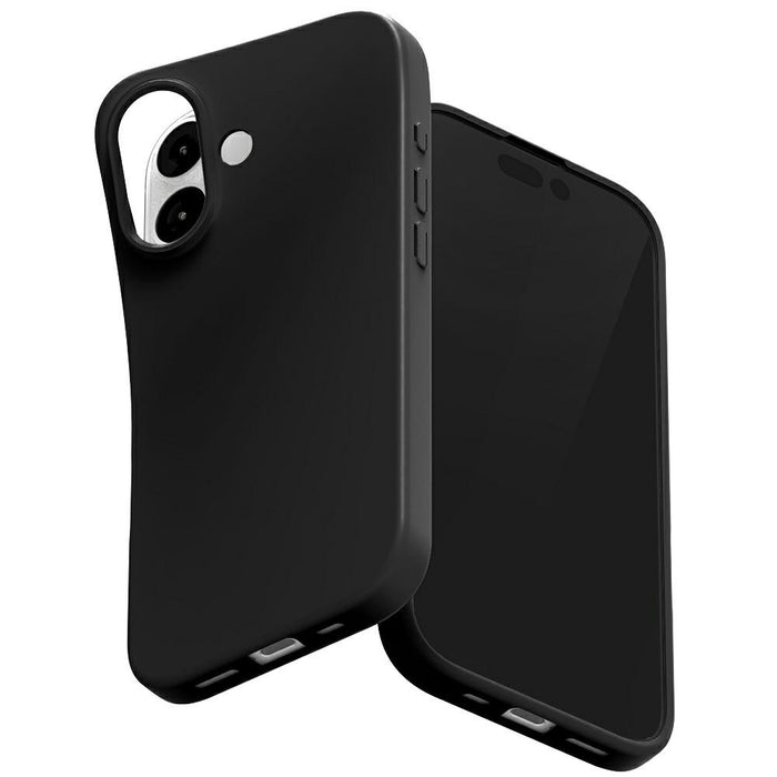 Силиконов калъф Mercury Soft за iPhone 17, черен