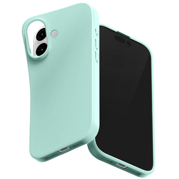 Силиконов калъф Mercury Soft за iPhone 17, мента
