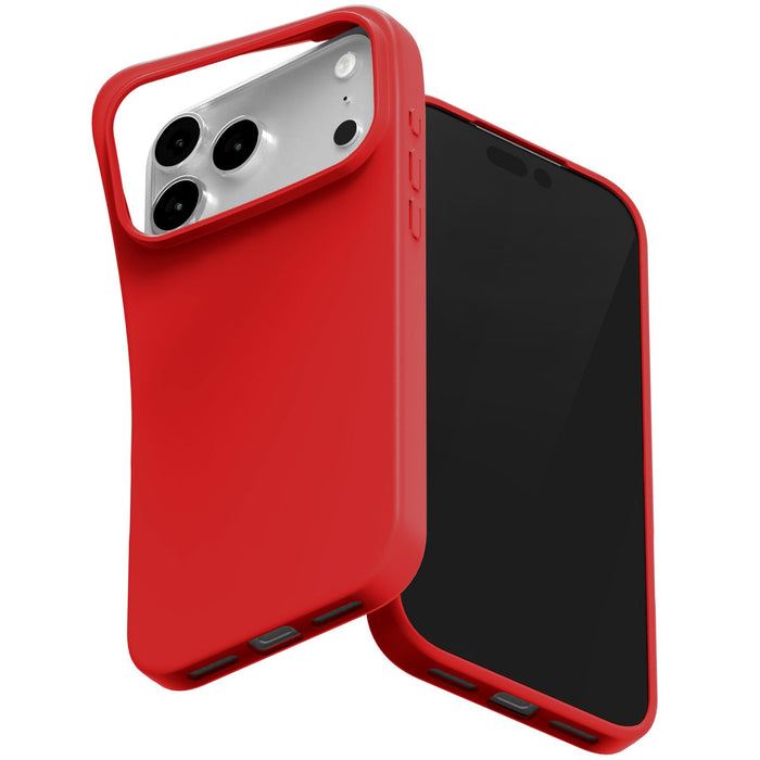 Мек калъф Mercury Soft за iPhone 17 Pro Max, червен