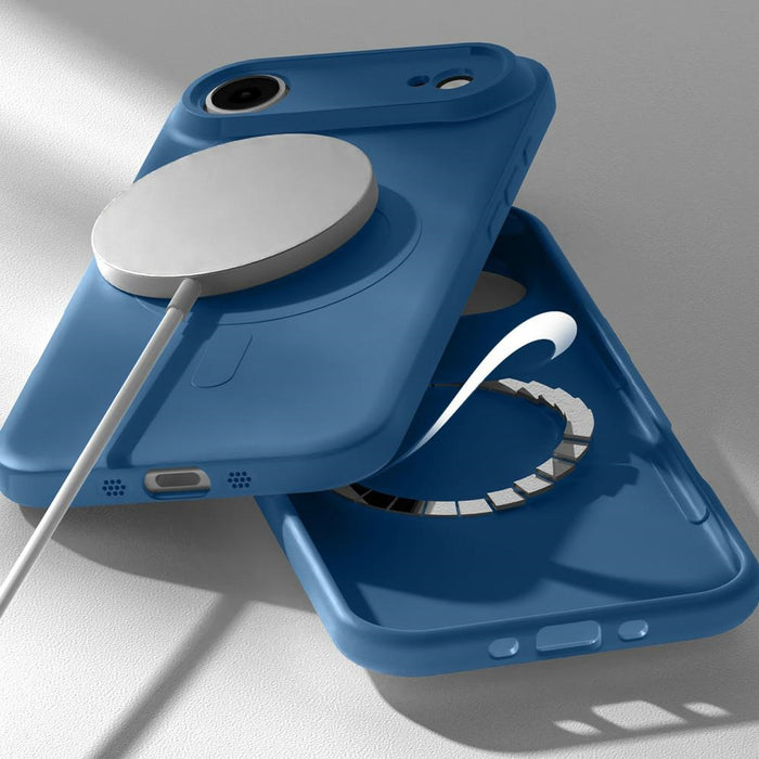 Силиконов калъф Mercury Semi-Silicone MagSafe за iPhone Air, зелен