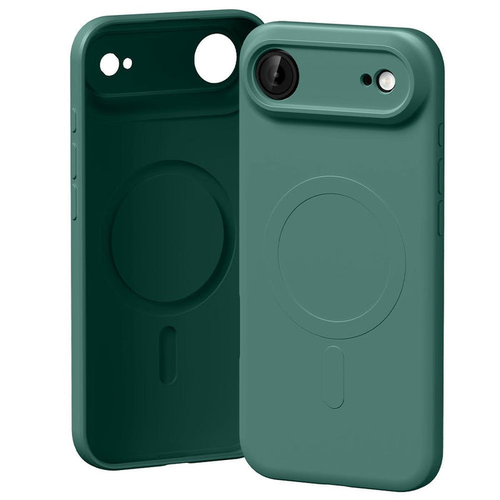 Силиконов калъф Mercury Semi-Silicone MagSafe за iPhone Air, зелен