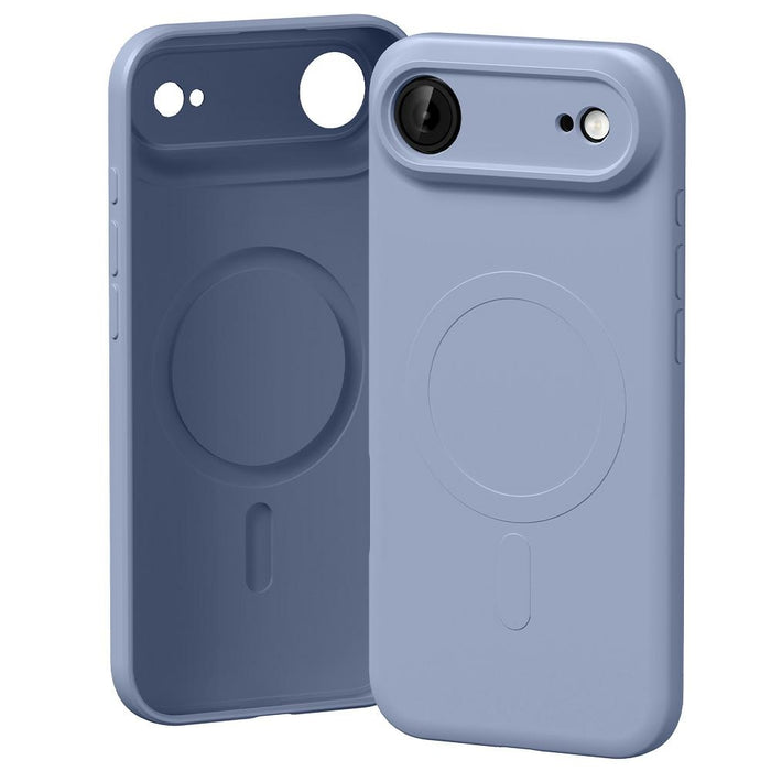 Силиконов калъф Mercury Semi-Silicone MagSafe за iPhone Air, лилав
