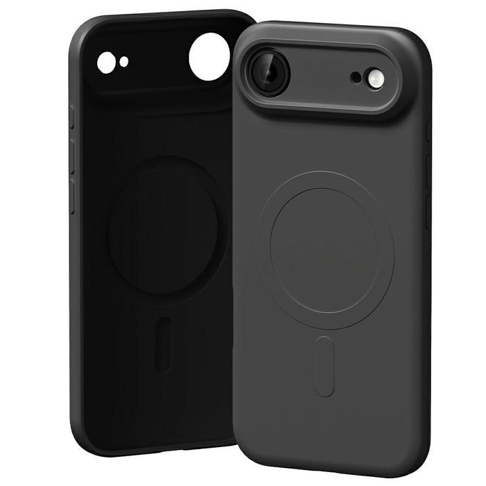 Силиконов калъф Mercury Semi-Silicone MagSafe за iPhone Air, черен