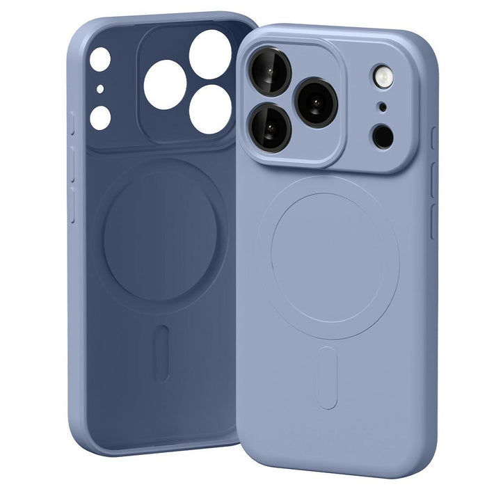 Силиконов калъф Mercury Semi-Silicone MagSafe за iPhone 17 Pro, лилав