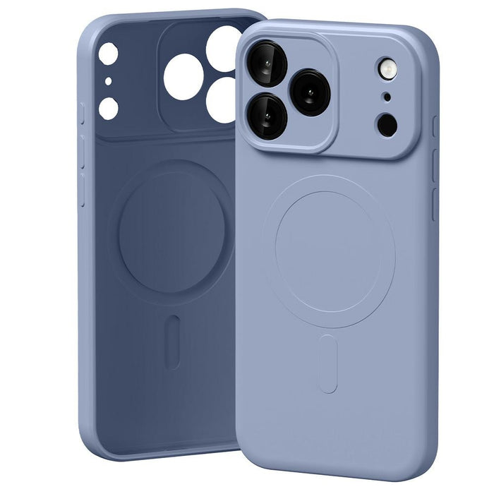 Силиконов калъф Mercury Semi-Silicone MagSafe за iPhone 17 Pro Max, лилав