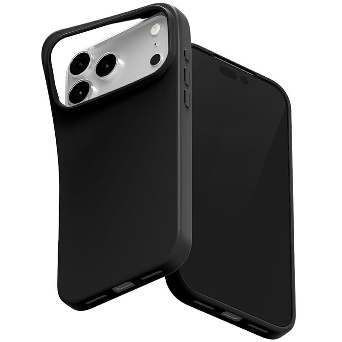 Силиконов калъф Mercury Soft за iPhone 17 Pro Max, черен