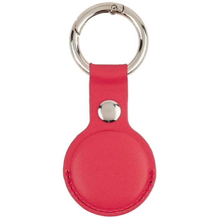 Кожен калъф Mercury Leather за AirTag, червен