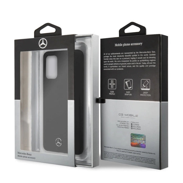 Калъф Mercedes Silicone Line за Samsung Galaxy S20+ - Черен