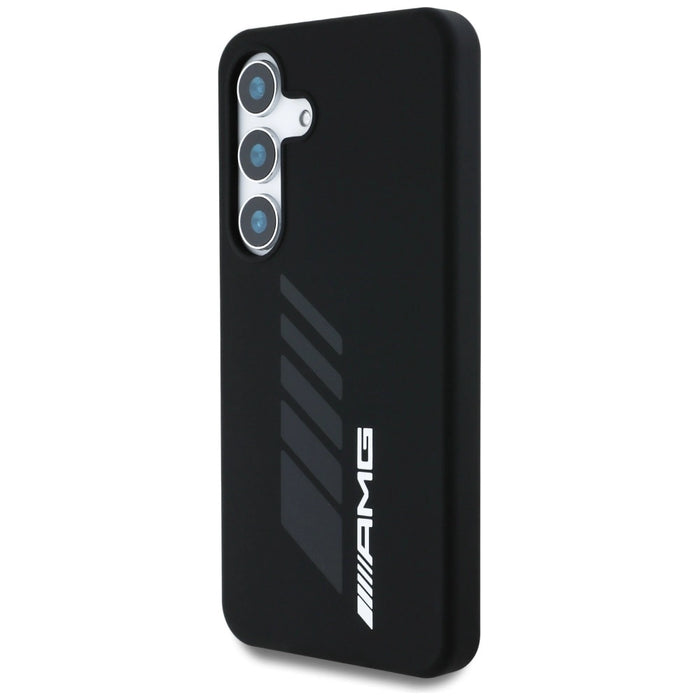 Калъф AMG Oversize Rhombs MagSafe за Samsung Galaxy S25 - черен