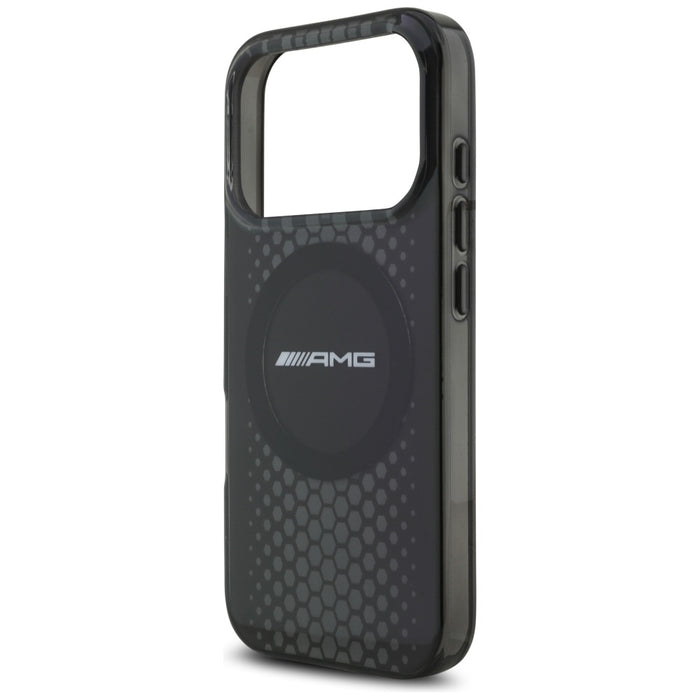 Калъф AMG Double Layer Transparent Graphics MagSafe за iPhone 17 Pro - черен