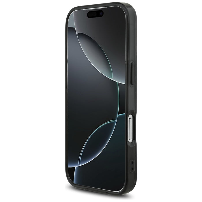 Калъф AMG Double Layer Transparent Graphics MagSafe за iPhone 17 Pro - черен