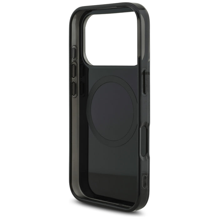Калъф AMG Double Layer Transparent Graphics MagSafe за iPhone 17 Pro - черен