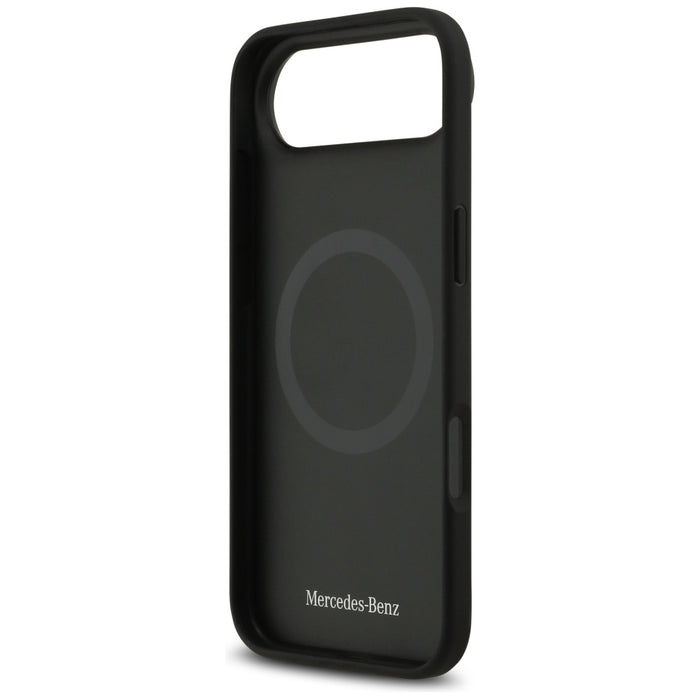 Калъф Mercedes Leather The Move MagSafe за iPhone 17 Air - черен