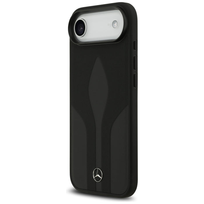 Калъф Mercedes Leather The Move MagSafe за iPhone 17 Air - черен