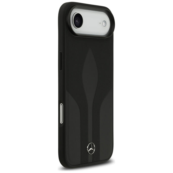 Калъф Mercedes Leather The Move MagSafe за iPhone 17 Air - черен