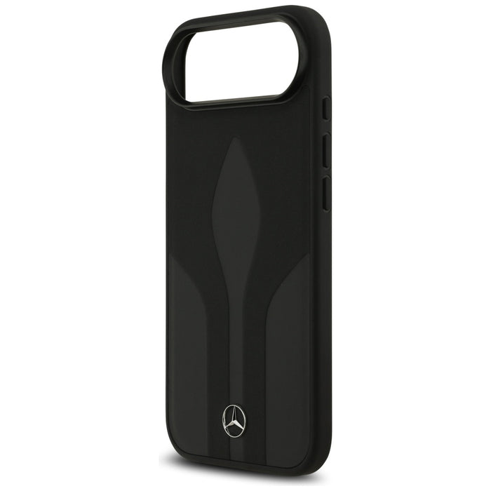 Калъф Mercedes Leather The Move MagSafe за iPhone 17 Air - черен