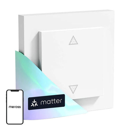 Meross MRS105MA-EU WiFi интелигентен превключвател за ролетни щори (Matter)