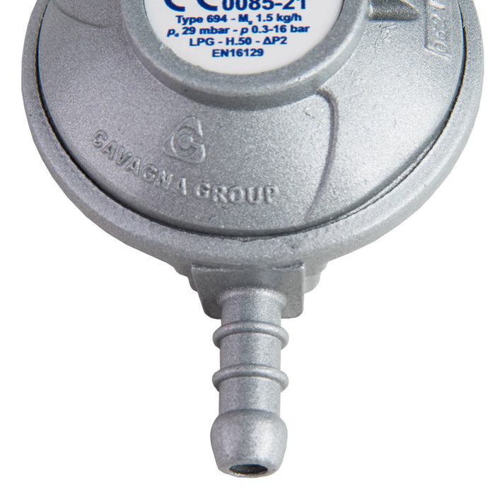 Редуктор за газова бутилка LPG 37mbar 1.5kg/h Тип 694