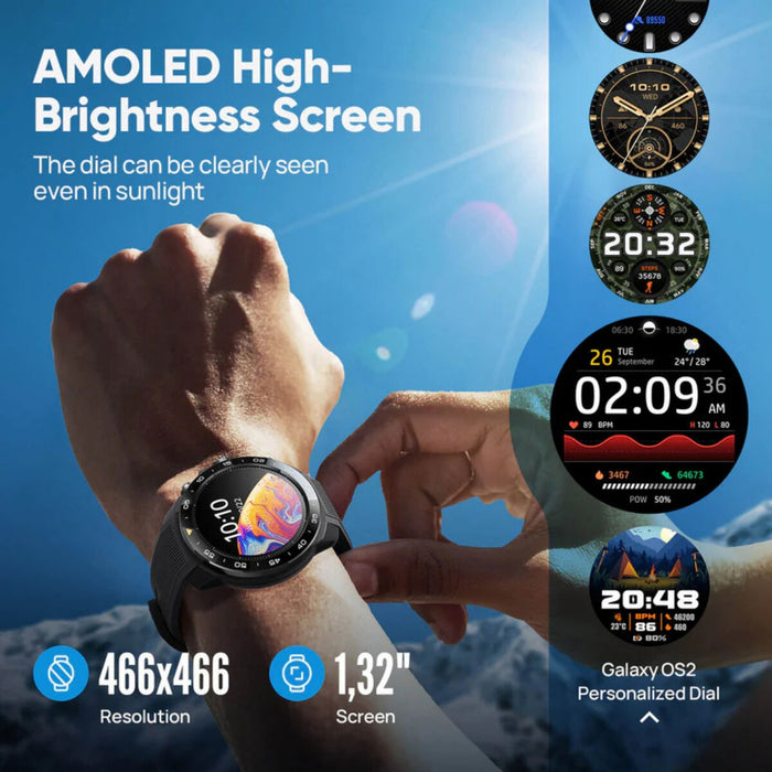 Смарт часовник Mibro Mibro GS Explorer S Черен 1,32" 46 mm