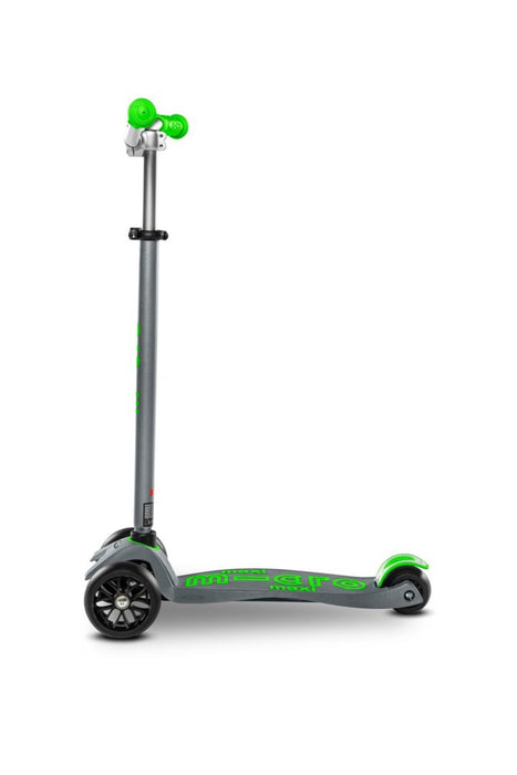 Тротинетка Micro Mobility Maxi Micro Deluxe Pro Youth Classic Green, Grey, Silver
