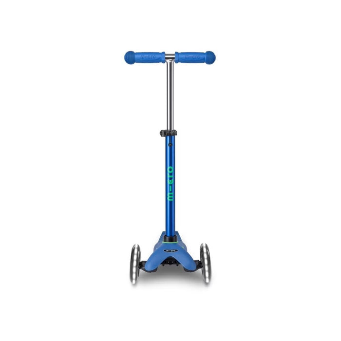 Микро скутер Mini DELUXE LED Crystal Blue