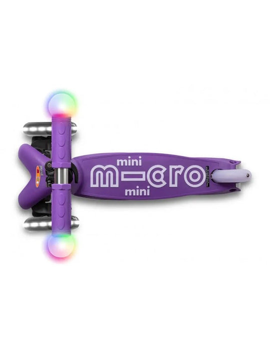 Тротинетка Micro Mini Deluxe Magic Purple LED