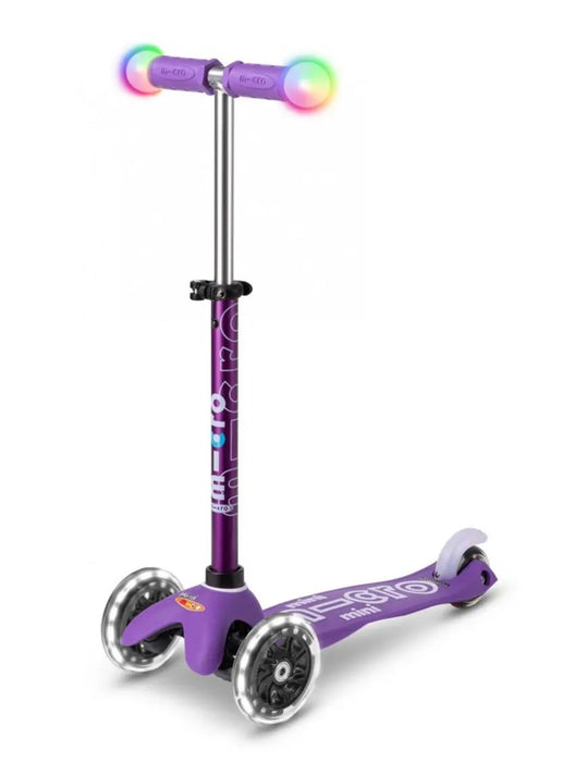 Тротинетка Micro Mini Deluxe Magic Purple LED