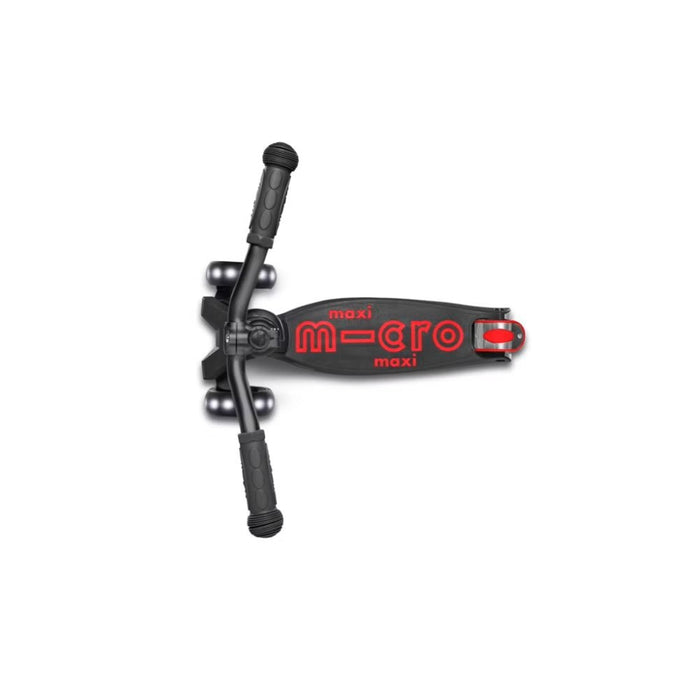 Maxi Micro Deluxe Pro LED тротинетка Black Red