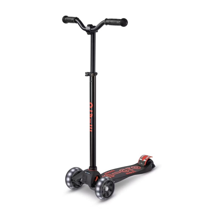 Maxi Micro Deluxe Pro LED тротинетка Black Red