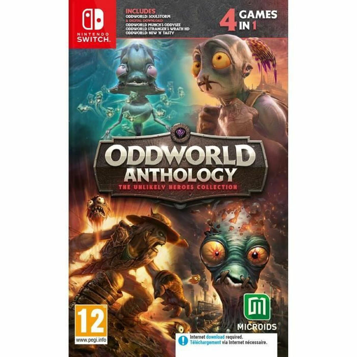 Видео игра за Switch Microids Oddworld Anthology: The Unlikely Heroes Collection