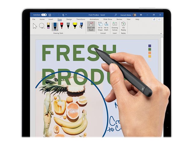 MICROSOFT Surface Slim Pen 2 ASKU SC BG/YX/RO/SL CEE Hdwr черна писалка