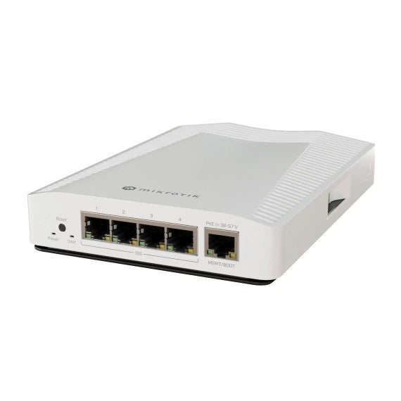 Суич MikroTik -CRS304-4XG-IN, 1 x Gigabit Ethernet ports, 4 x 10G, PoE in:802.3af/at