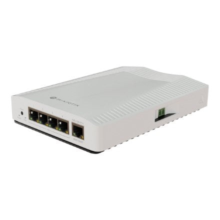 Суич MikroTik -CRS304-4XG-IN, 1 x Gigabit Ethernet ports, 4 x 10G, PoE in:802.3af/at