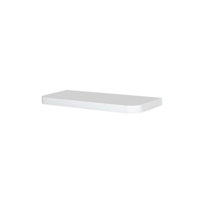 РАФТ СЪС СКРИТ МОНТАЖ MINAR FILLET 60 СМ. БЯЛ ГЛАНЦ