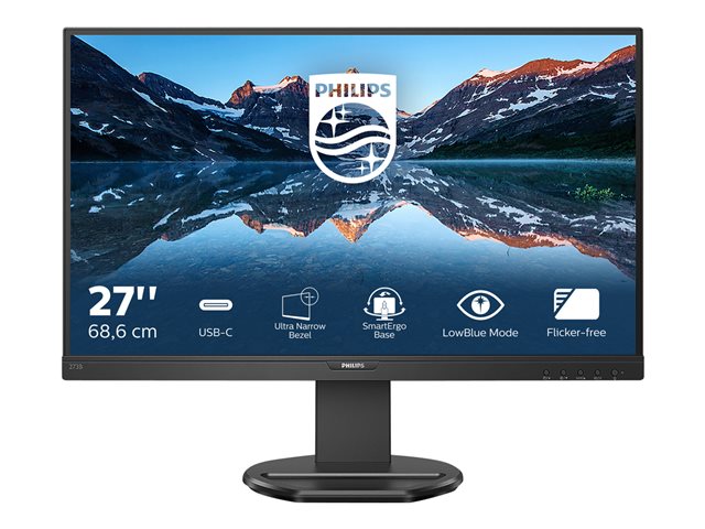 PHILIPS 273B9/00 27 инча 1920x1080 IPS плосък H/A 150 MM въртящ се USB-C ДИСПЛЕЙ 3 СТРАНИЧНИ БЕЗРАМКОВИ USB ХЪБ ГОВОРИТЕЛИ
