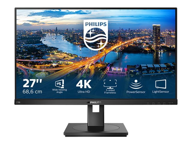 PHILIPS 278B1/00 68,6 см 27 инча LCD-монитор PowerSensor VGA DVI-D DisplayPort HDMI USB