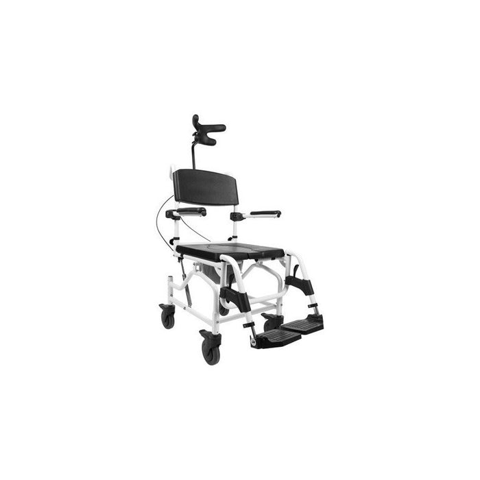 Количка за душ и тоалетна със стабилизация на главата