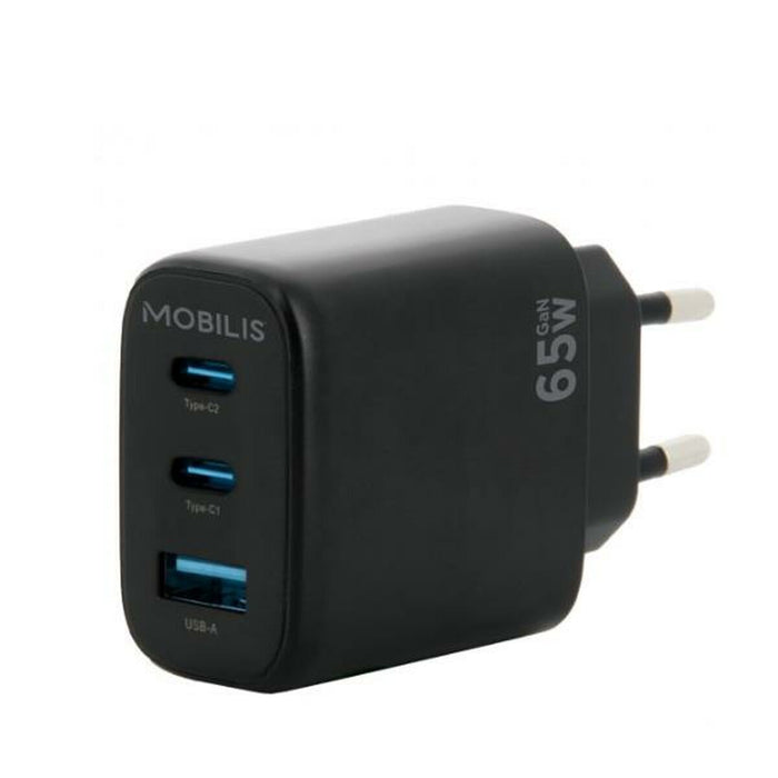 Зарядно за стена Mobilis 001364 Черен 65 W