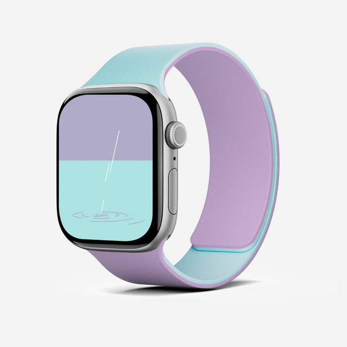 Каишка Moft Snap Duo за Apple Watch 1-5/6/7/8/9/10/11/SE/SE 2/SE 3 (38/40/41/42 мм), пиония/аква