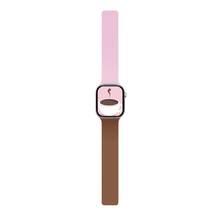 Каишка Moft Snap Duo за Apple Watch 1-5/6/7/8/9/10/11/SE/SE 2/SE 3 (38/40/41/42 mm), розова/кафява