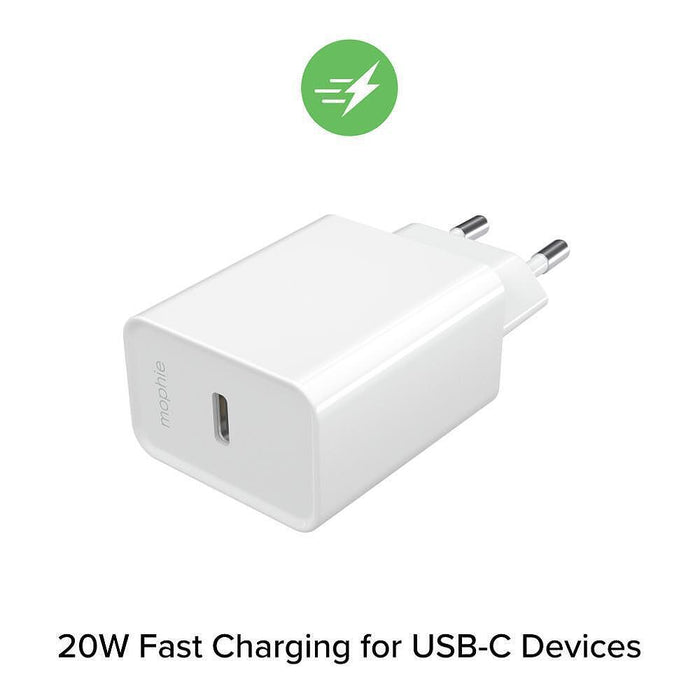 Зарядно устройство Mophie Essentials ACC PWR Adapter USB-C 20W 409911856