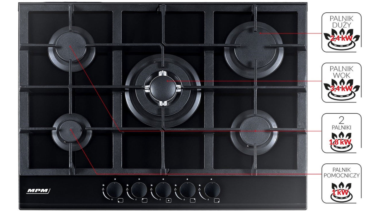 Газов котлон с WOK горелка MPM-70-GMH-21