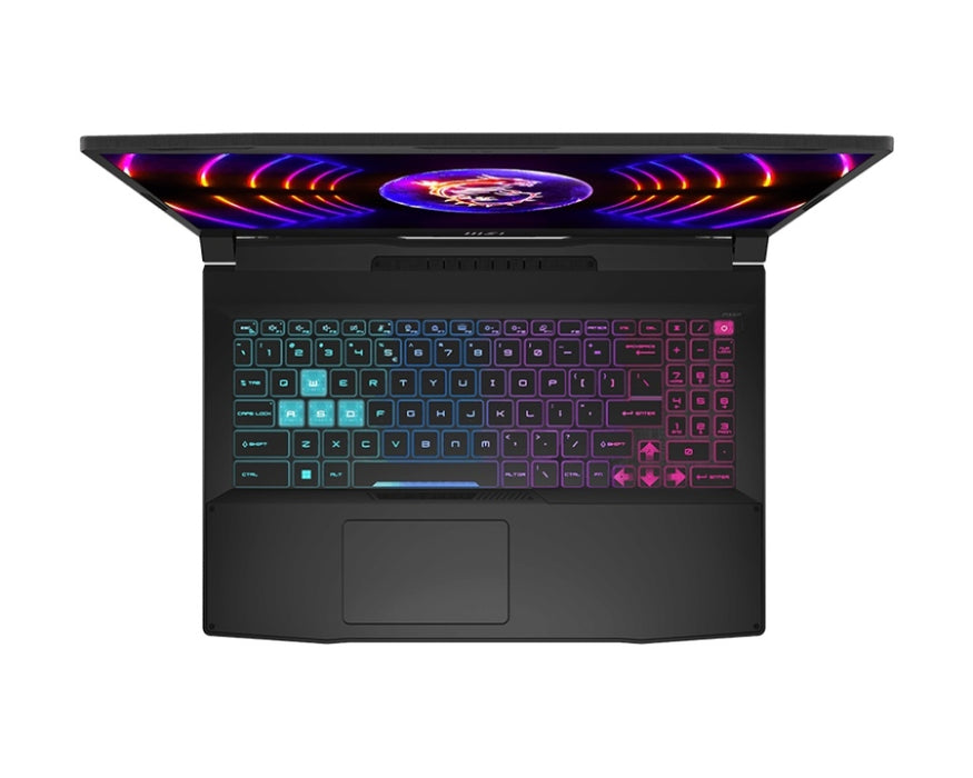 MSI Katana 15 B13VFK, i5-13420H (8C/12T, до 4.60GHz, 12 MB), RTX 4060 8GB GDDR6 233 AI TOPS, w/MUX, 15.6" QHD (2560x1440), 165Hz IPS-ниво DCI-P3 100%, 16GB DDR5 2x8 5200MHz, 512GB PCIe Gen4x4 SSD, WiFi 6E, BT 5.3, 4-зонов RGB Gaming Kbd, БЕЗ OS, 2,25 k