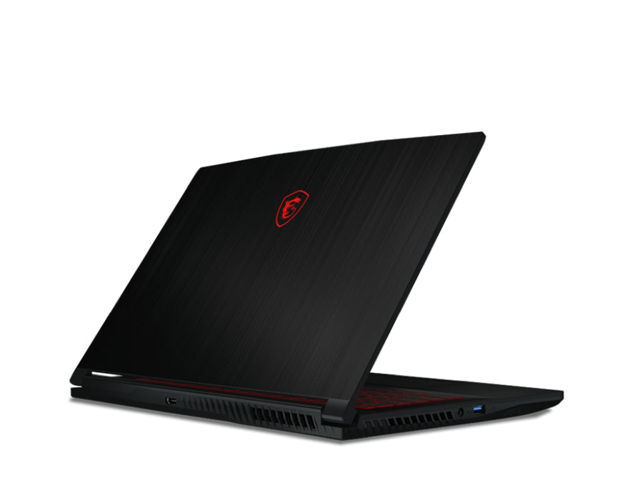 MSI Thin GF63 12UC, i7-12650H (10C/16T up to 4.70 GHz, 24 MB), 15.6" FHD (1920x1080) AG, 144Hz, IPS-Level, RTX 3050 4GB GDDR6, 8GB DDR4 3200, 512GB NVMe PCIe SSD Gen4x4, Red Backlit Gaming Keyboard, NO OS, 2Y, Black