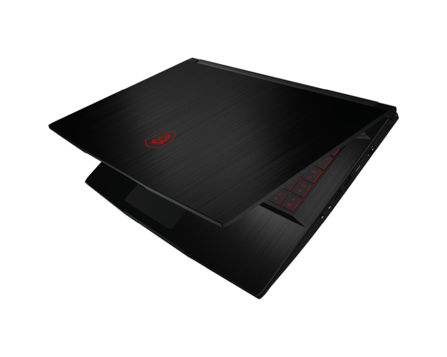 MSI Thin GF63 12UC, i7-12650H (10C/16T up to 4.70 GHz, 24 MB), 15.6" FHD (1920x1080) AG, 144Hz, IPS-Level, RTX 3050 4GB GDDR6, 8GB DDR4 3200, 512GB NVMe PCIe SSD Gen4x4, Red Backlit Gaming Keyboard, NO OS, 2Y, Black