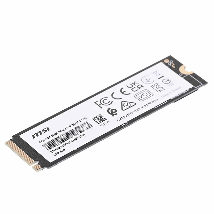 MSI SPATIUM M460 PCIe 4.0 NVMe M.2 1 TB PCI Express 4.0 3D NAND